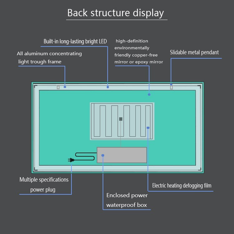 MOA 604 40" LED MIRROR
