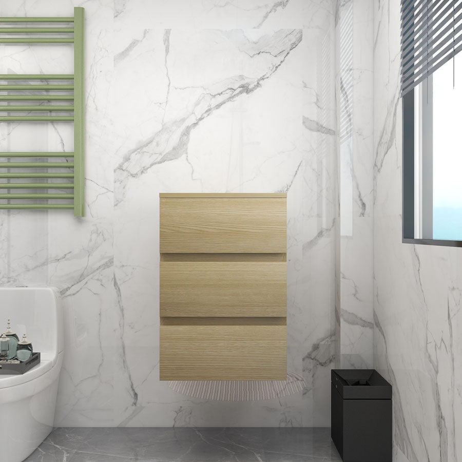 BTO 20" Modern Floating Bathroom Side Cabinet