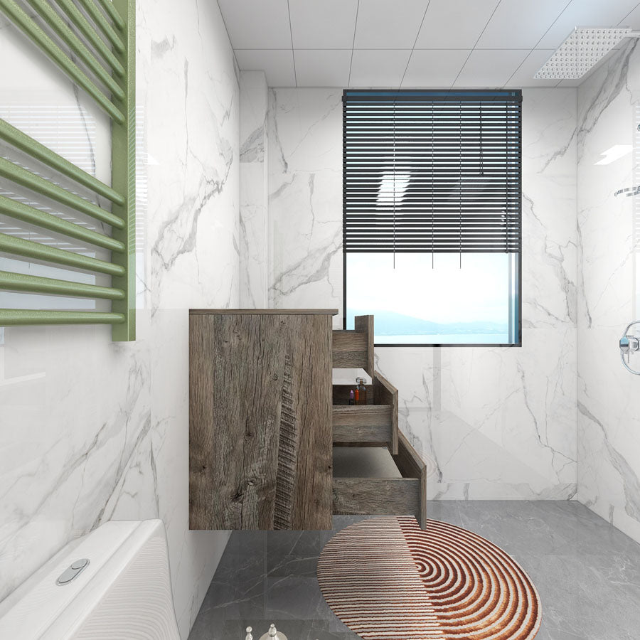BTO 20" Modern Floating Bathroom Side Cabinet