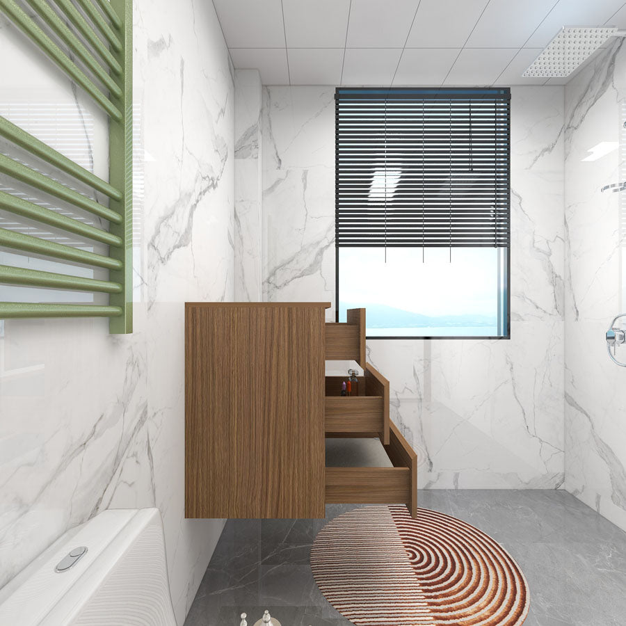 BTO 20" Modern Floating Bathroom Side Cabinet