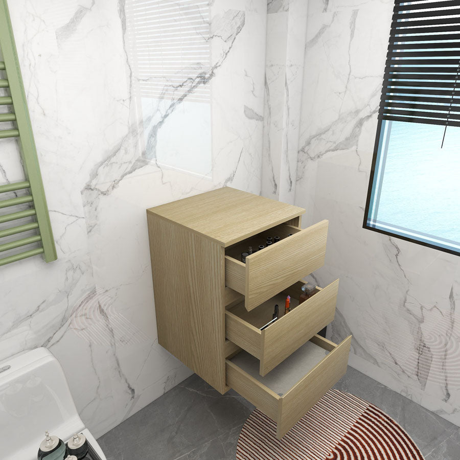BTO 20" Modern Floating Bathroom Side Cabinet