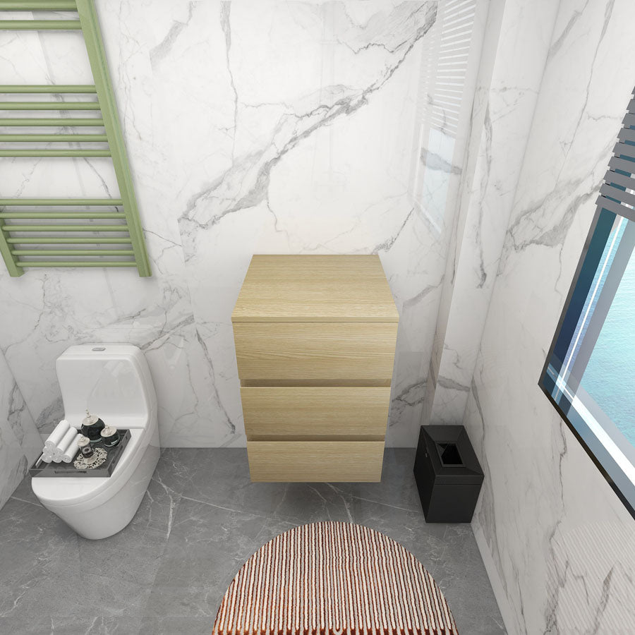 BTO 20" Modern Floating Bathroom Side Cabinet