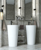 E-P03-2 White Pedestal Sink