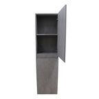 MOB Bathroom Linen Side Cabinet w/ 2 Storage Areas