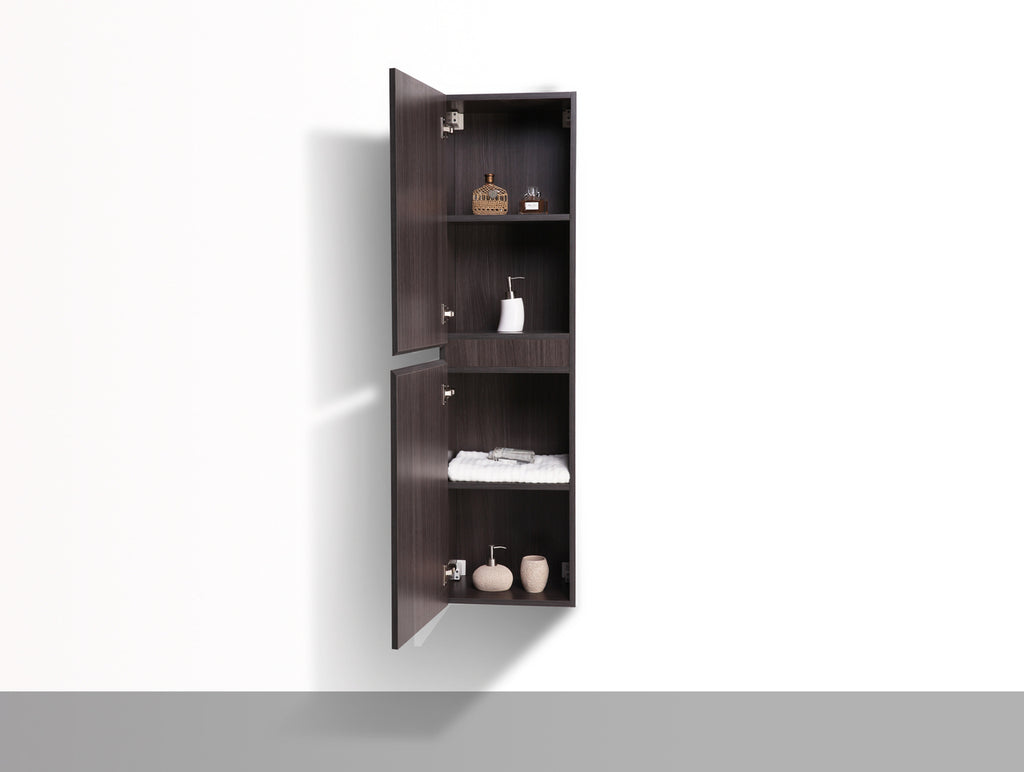 MOB Bathroom Linen Side Cabinet w/ 2 Storage Areas