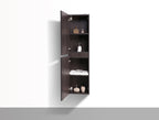 MOB Bathroom Linen Side Cabinet w/ 2 Storage Areas