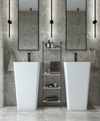 E-P06 White Pedestal Sink
