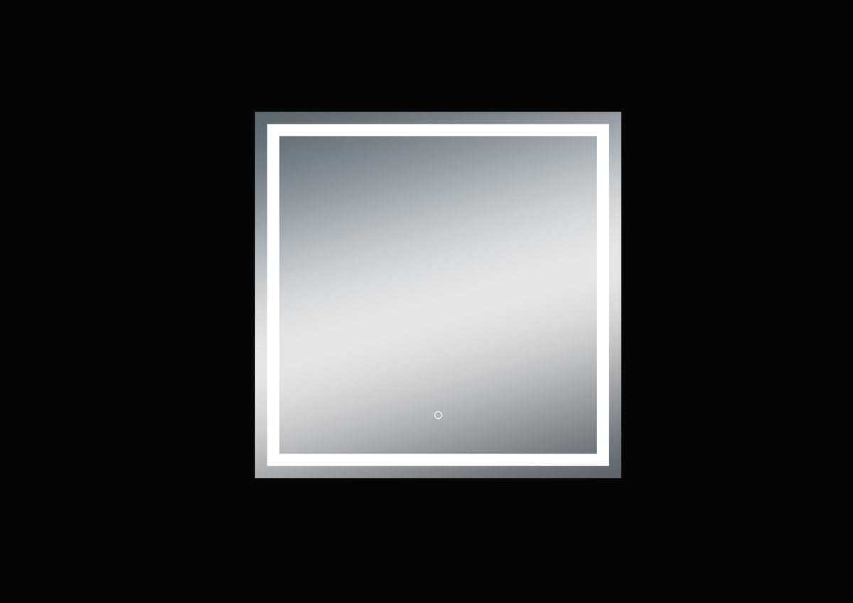 MOA504 - 40'' Polished Edge Frosted Panel LED Mirror