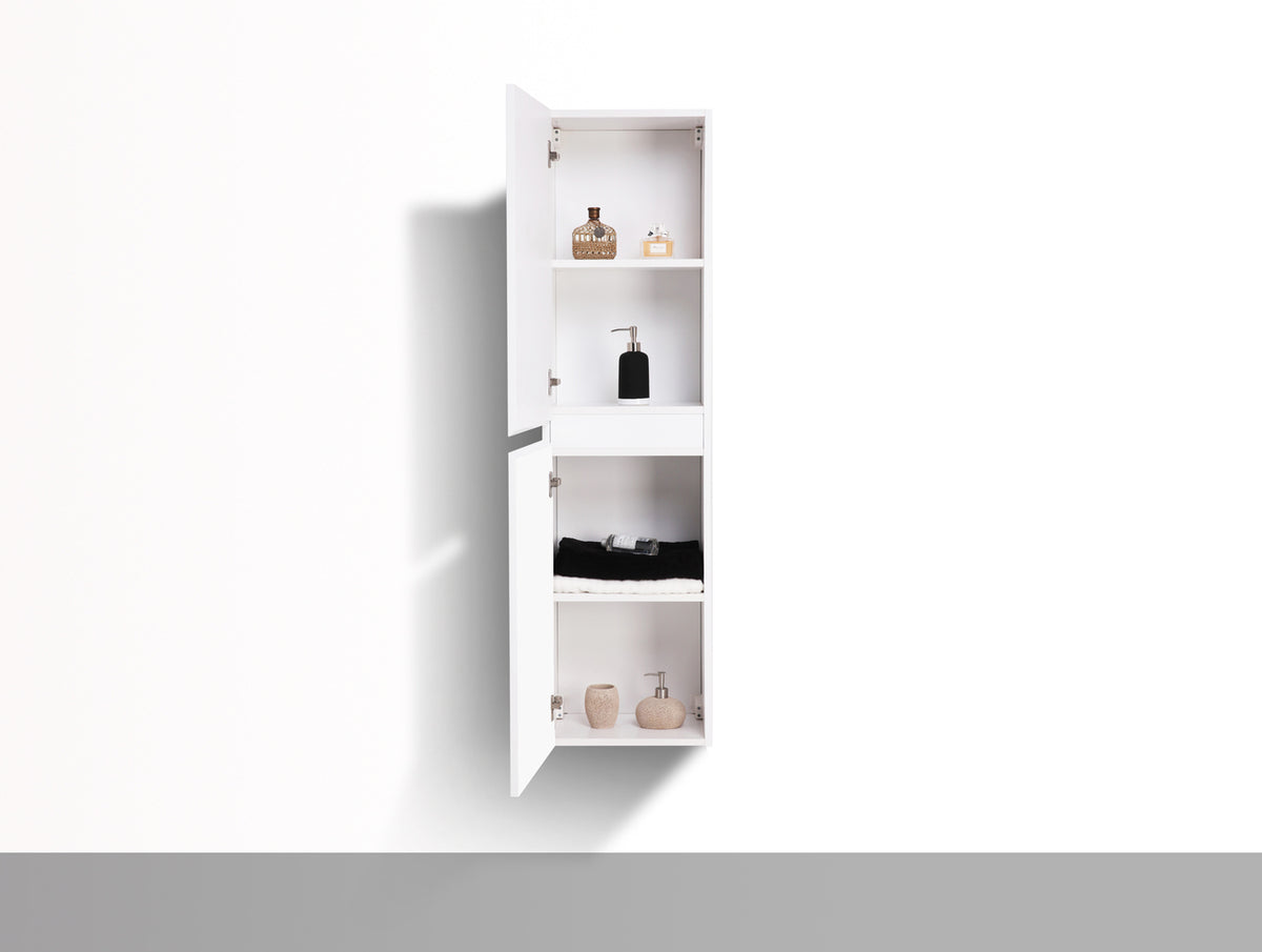 MOB Bathroom Linen Side Cabinet w/ 2 Storage Areas