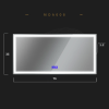 MOA608 76" LED MIRROR